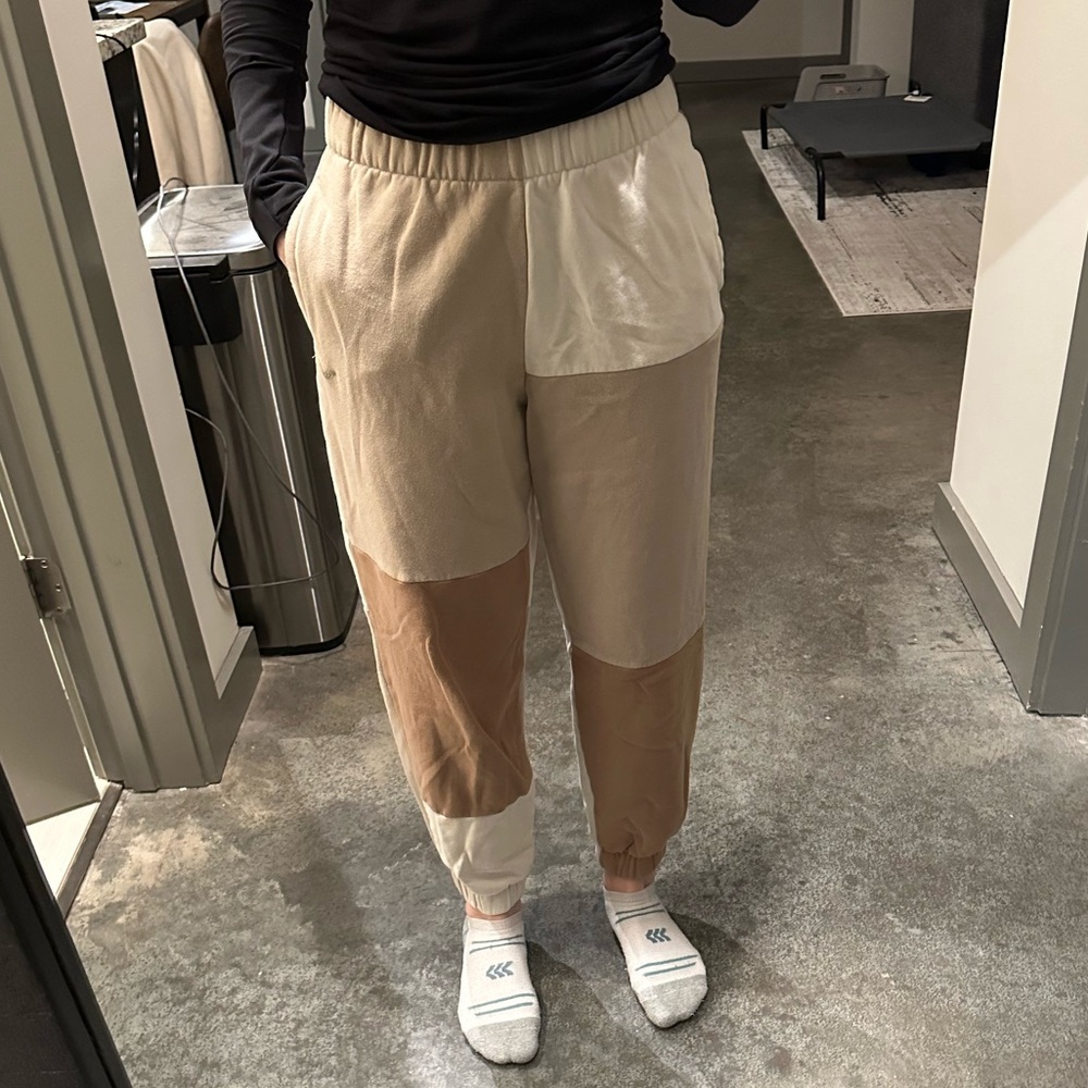 Hollister Patchwork Ultra High-Rise Joggers
